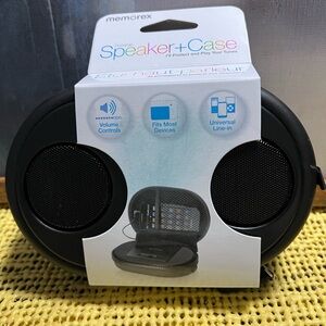 Memorex Black Portable Speaker Case